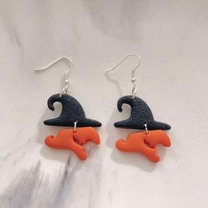 Halloween earrings witch season